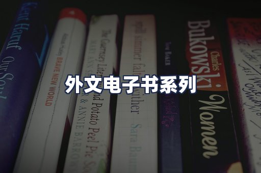 外文电子书系列